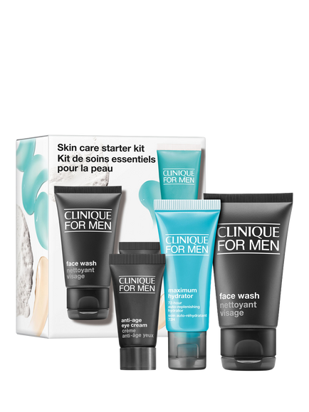 Clinique For Men Hydration Skincare Starter Travel Gift Set, 