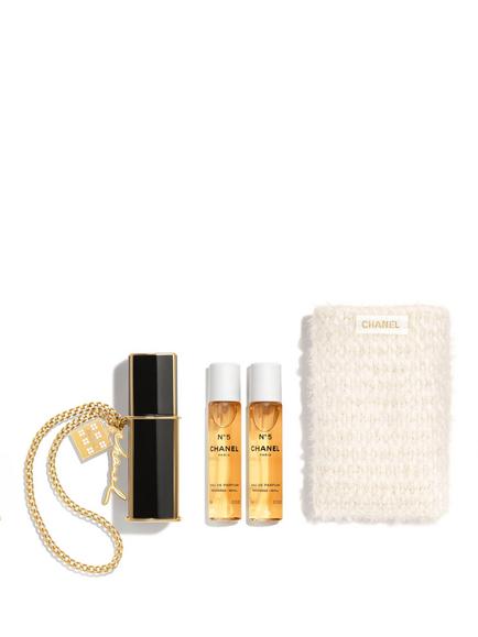 CHANEL Limited Edition N°5 Eau de Parfum Purse Spray, 3 x 7ml, Clear Clear