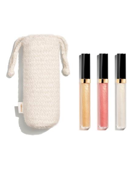 CHANEL Limited Edition Rouge Coco Hydra Gloss Trio Set Of Three High-Shine Lip Glosses, 3 x 5.5g, 464, 462, 817