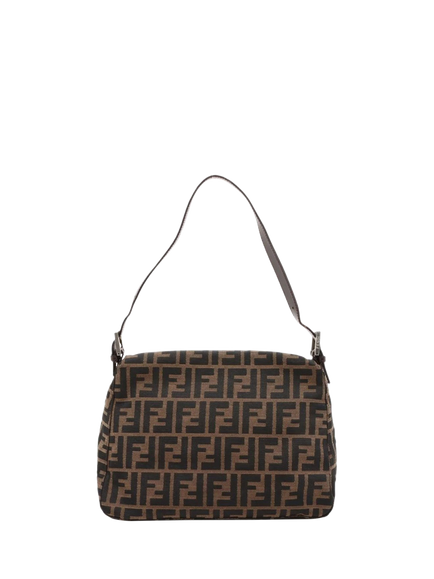 Pre-loved Fendi Zucca Mamma Baguette Bag, Brown - view 2, Brown