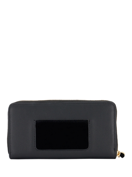 Dune London Kindling Leather Zip-Around Wallet, Black - view 2, Black