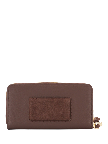 Dune London Kindling Leather Zip-Around Wallet, Brown - view 2, Brown