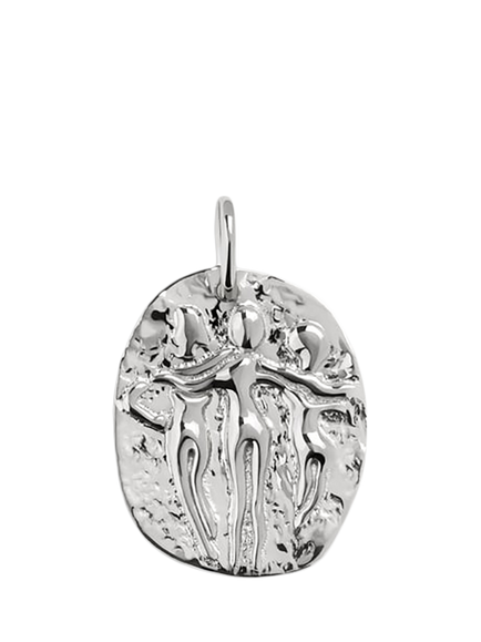 Monica Vinader Sisterhood Pendant Charm, Silver, Silver