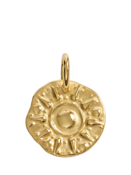Monica Vinader Sun Pendant, Gold