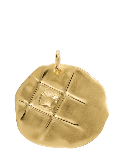 Monica Vinader Journey Talisman Pendant Charm, Gold, Gold