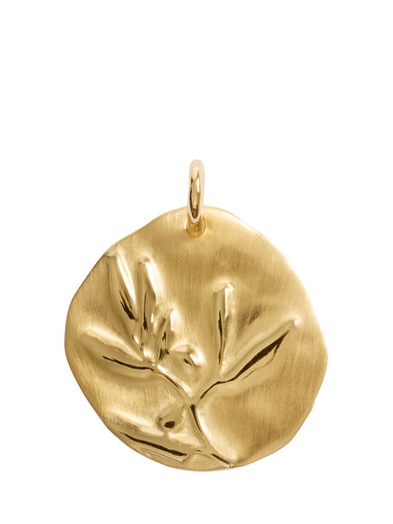 Monica Vinader Peace Pendant Charm, Gold, Gold