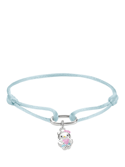 THOMAS SABO Hello Kitty Charm Bracelet, Blue/Silver, Blue/Silver