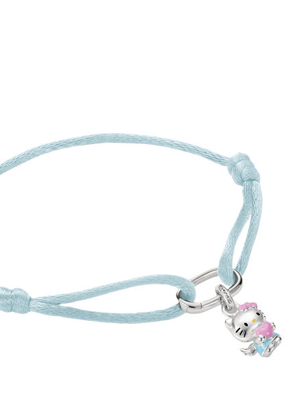 THOMAS SABO Hello Kitty Charm Bracelet, Blue/Silver - view 2, Blue/Silver