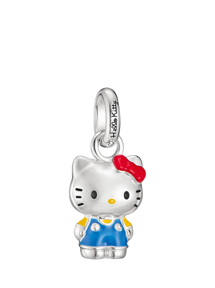 THOMAS SABO x Hello Kitty Classic Charm, Silver/Multi, Silver/Multi