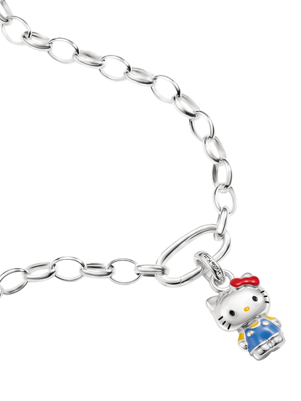 THOMAS SABO x Hello Kitty Classic Charm, Silver/Multi - view 2, Silver/Multi