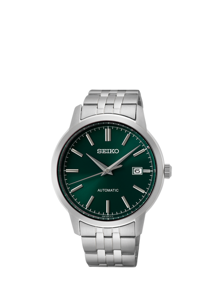 Seiko SRPH89K1 Men's Bracelet Strap Automatic Watch, Green, Green