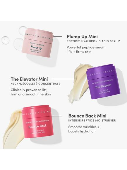 Trinny London Bouncy Skin Holiday Skincare Gift Set - view 2, Clear