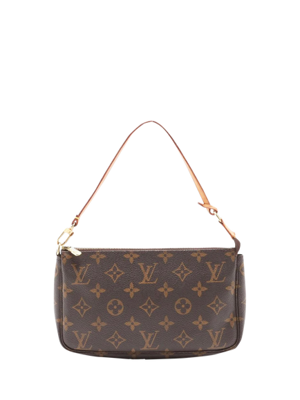 Pre-loved Louis Vuitton Vintage 1999 Monogram Pochette Bag, Brown, Brown