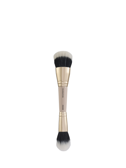 Spectrum All About The Brush D27 The Flawless Foundation Duo Fibre Foundation Dual Ended Brush - view 2, Cream With Black