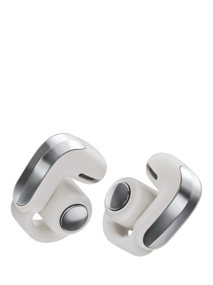 Bose Ultra Open Earbuds (2nd Gen) True Wireless Bluetooth In-Ear Headphones, White, White