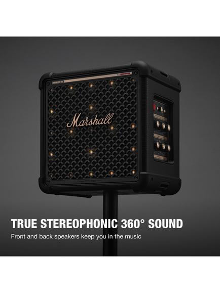 Marshall Bromley 150 Portable Bluetooth Party Speaker with Lights, Black - view 2, Black