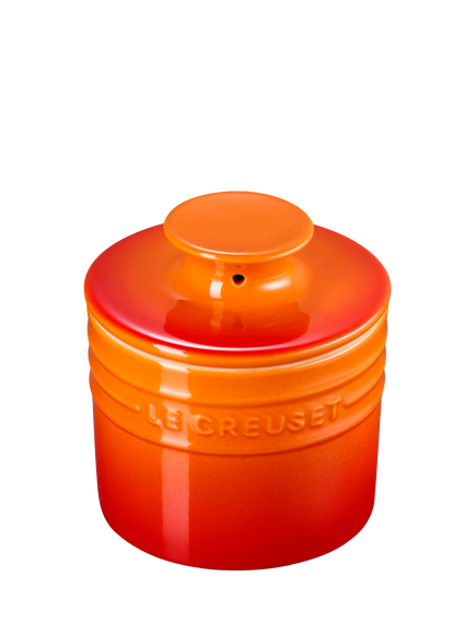Le Creuset Stoneware Butter Crock, Volcanic - view 2, Volcanic