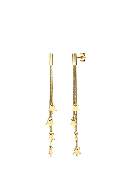 Jools by Jenny Brown Cascading Tassel Drop Star Earrings, Gold, Yellow Gold