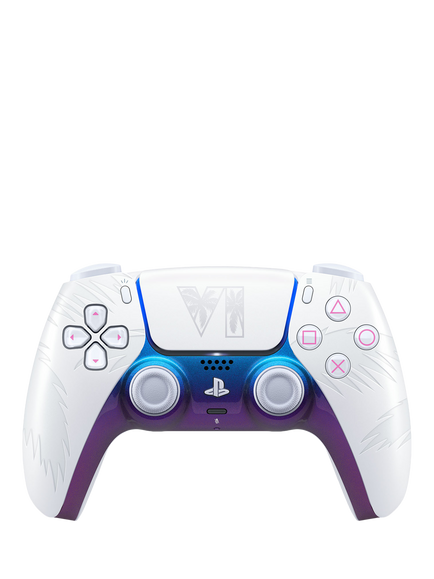 Sony PlayStation 5 DualSense Wireless Controller, Grand Theft Auto VI Limited Edition, White, White