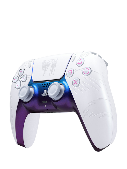 Sony PlayStation 5 DualSense Wireless Controller, Grand Theft Auto VI Limited Edition, White - view 2, White