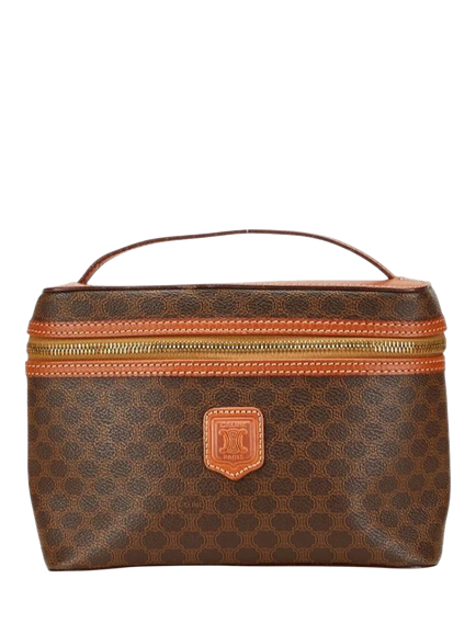 Pre-loved CELINE Macadam Grab Bag, Brown, Brown