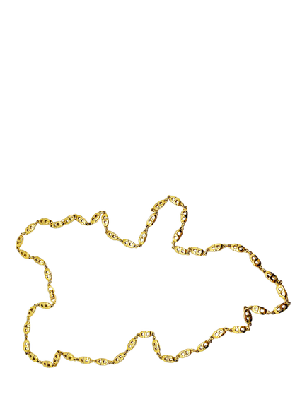 Pre-loved Vintage Dior CD Necklace, Gold - view 2, Gold