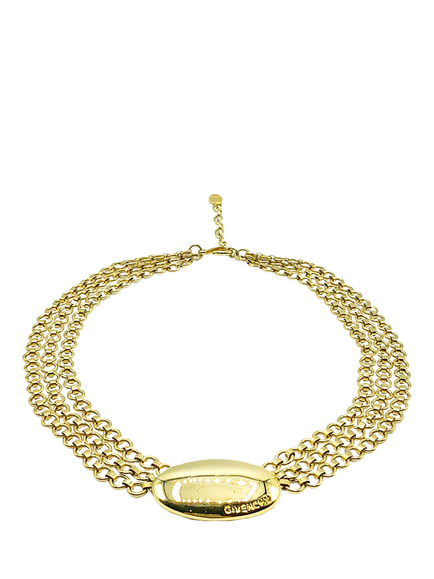 Pre-loved Vintage Givenchy Chain Necklace, Gold, Gold