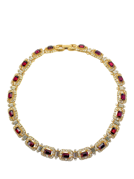 Pre-loved Vintage Givenchy Couture Necklace, Red, Red