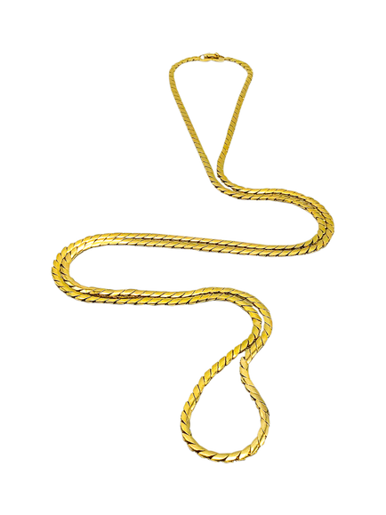Pre-loved Vintage Christian Dior Long Chain Necklace, Gold, Gold