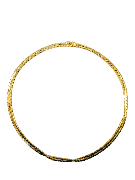 Pre-loved Vintage Christian Dior Long Chain Necklace, Gold - view 2, Gold