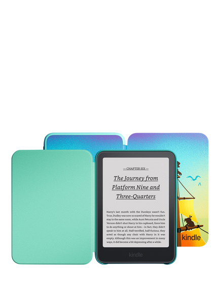 Amazon Kindle Kids Edition (2026) eReader, 6” High Resolution Illuminated Touch Screen, 16GB, with Special Offers, Pirate Adventure - view 2, Pirate Adventure