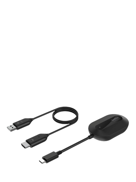 Belkin ConnectAir Wireless HDMI Display Adapter, Black, Black