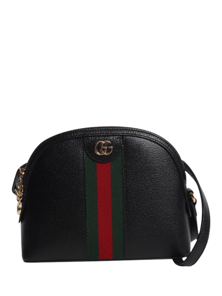 Pre-loved GUCCI GG Ophidia Shoulder Bag, Black, Black