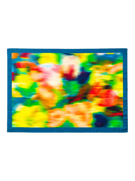 Pre-loved Dries Van Noten Artisan-Dyed Silk Scarf, Multi, Multi