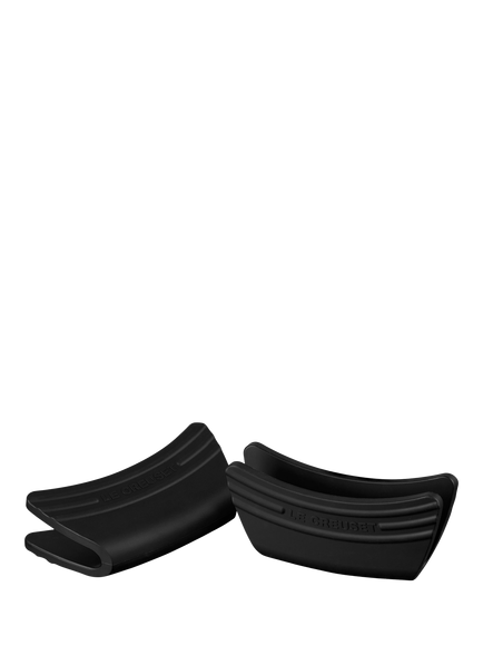 Le Creuset Silicone Pot Handle Grips, Satin Black - view 2, Satin Black