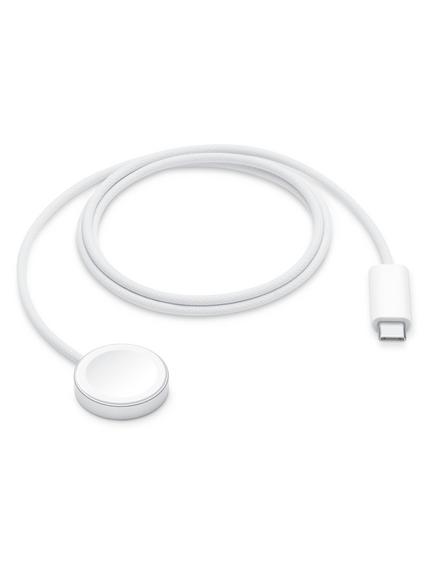 Apple Magnetic Fast Charger to USB-C Cable for Apple Watch, 1m, White, White