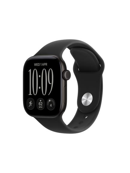 Apple Watch Series 12 GPS + Cellular, 42mm, Aluminium Case, Sport Band, Black/Black, Black