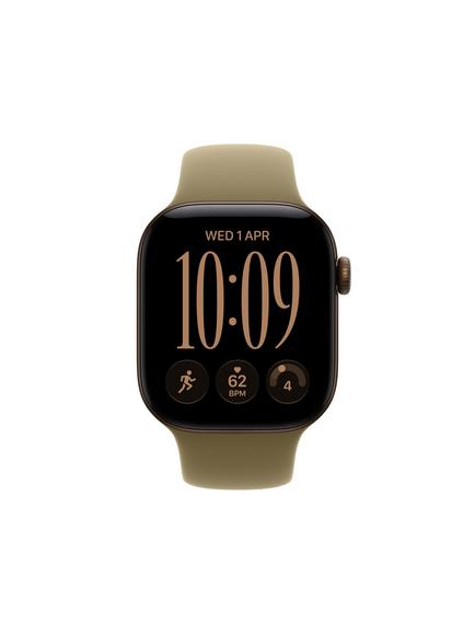 Apple Watch Series 12 GPS + Cellular, 42mm, Aluminium Case, Sport Band, Dark Bronze/Olive - view 2, Dark Bronze