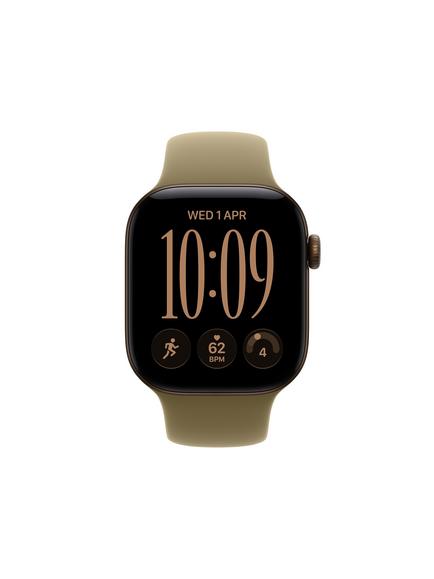 Apple Watch Series 12 GPS, 42mm, Aluminium Case, Sport Band, Dark Bronze/Olive - view 2, Dark Bronze