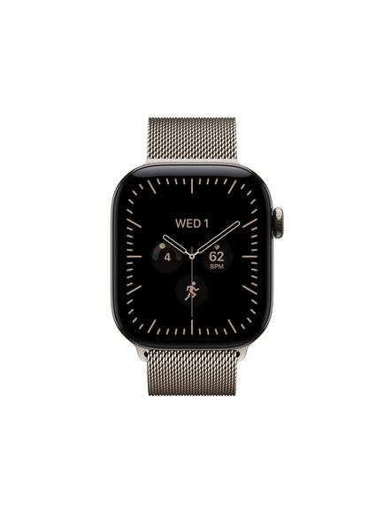 Apple Watch Series 12 GPS + Cellular, 42mm, Titanium Case, Milanese Loop, Natural/Natural - view 2, Natural