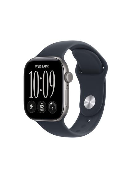 Apple Watch Series 12 GPS, 42mm, Aluminium Case, Sport Band, Space Grey/Navy Blue, Space Grey