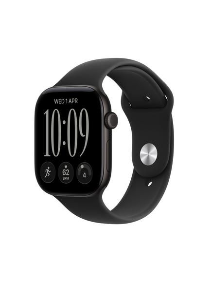 Apple Watch Series 12 GPS + Cellular, 46mm, Aluminium Case, Sport Band, Black/Black, Black