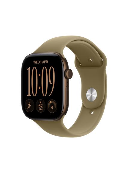 Apple Watch Series 12 GPS + Cellular, 46mm, Aluminium Case, Sport Band, Dark Bronze/Olive, Dark Bronze1