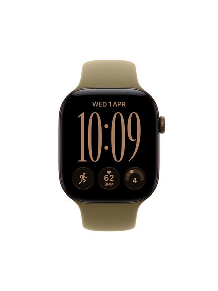 Apple Watch Series 12 GPS + Cellular, 46mm, Aluminium Case, Sport Band, Dark Bronze/Olive - view 2, Dark Bronze