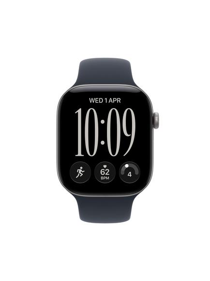Apple Watch Series 12 GPS + Cellular, 46mm, Aluminium Case, Sport Band, Space Grey/Navy Blue - view 2, Space Grey1