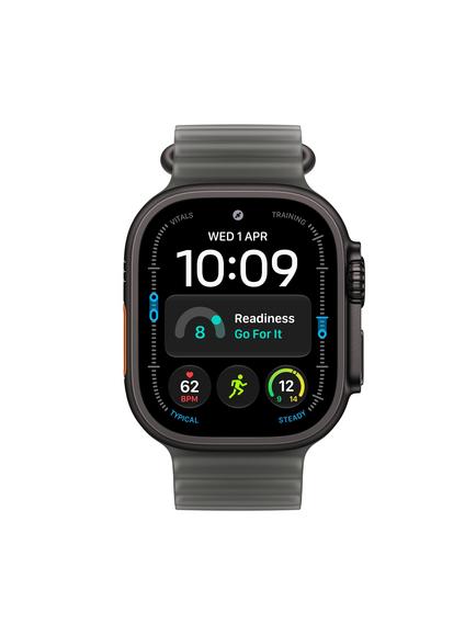 Apple Watch Ultra 4 GPS + Cellular, 49mm, Titanium Case with Ocean Band, Black/Translucent Black - view 2, Black Titanium