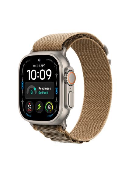 Apple Watch Ultra 4 GPS + Cellular, 49mm, Titanium Case with Alpine Loop, Natural/Desert, Natural Titanium2