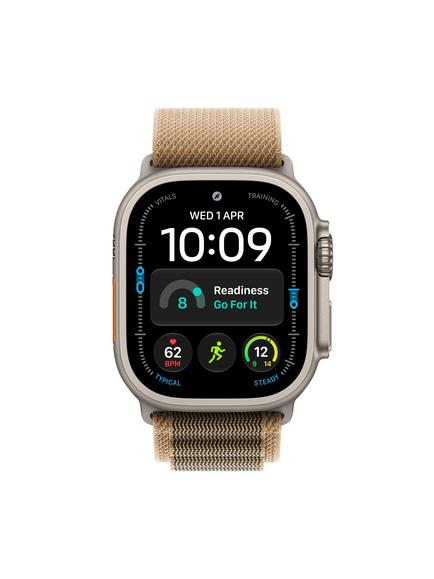 Apple Watch Ultra 4 GPS + Cellular, 49mm, Titanium Case with Alpine Loop, Natural/Desert - view 2, Natural Titanium2
