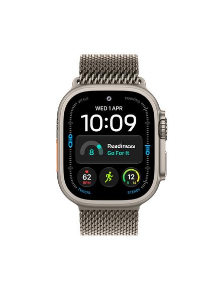 Apple Watch Ultra 4 GPS + Cellular, 49mm, Titanium Case with Milanese Loop, Natural/Natural - view 2, Natural Titanium2