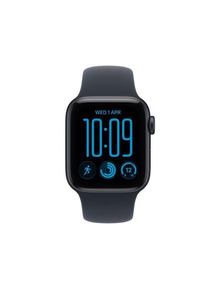 Apple Watch SE 3 GPS, 40mm, Sport Band, Midnight/Navy Blue - view 2, Midnight